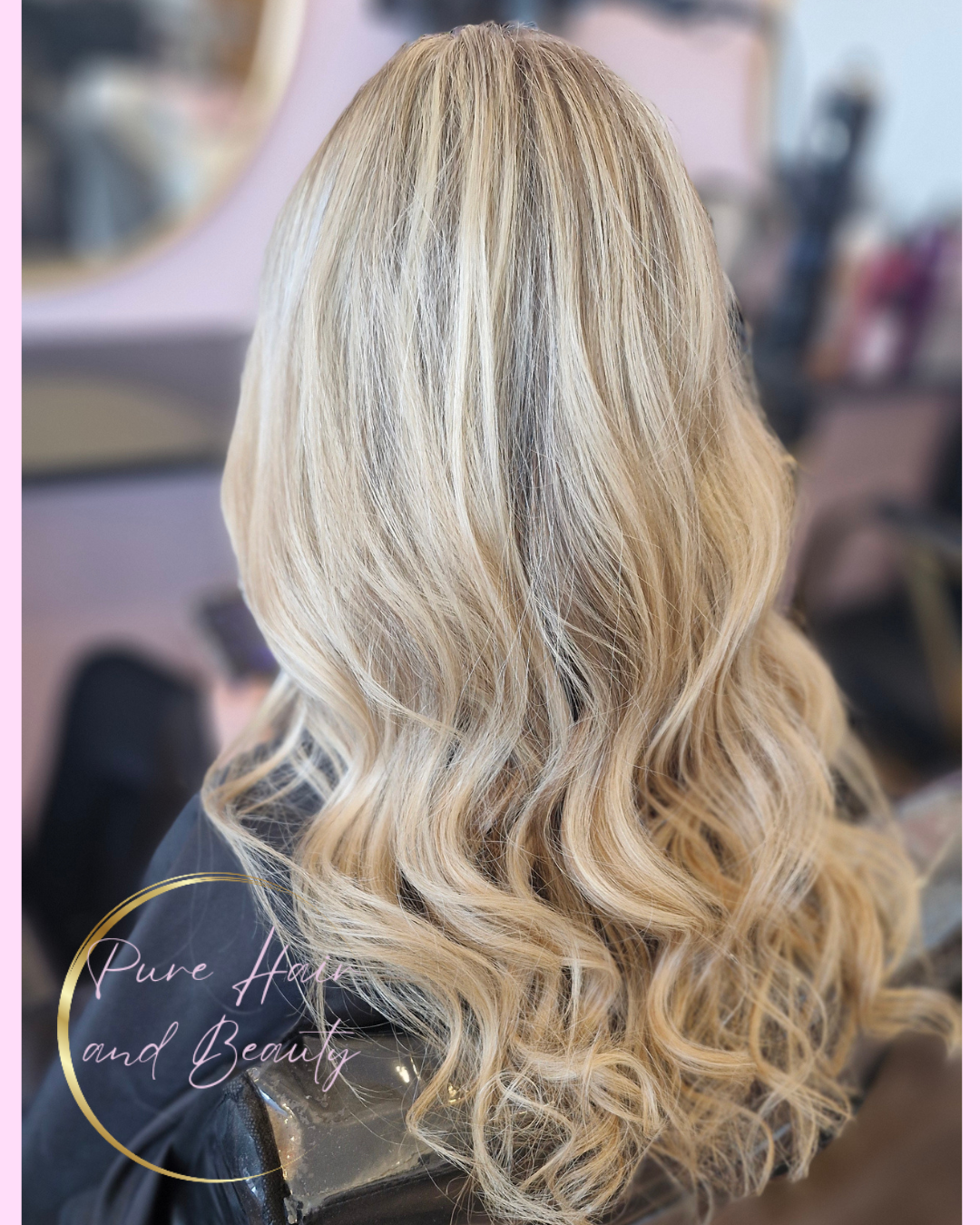 Blonde hair colour and styling by Pure Hair & Beauty in Stockton-on-Tees